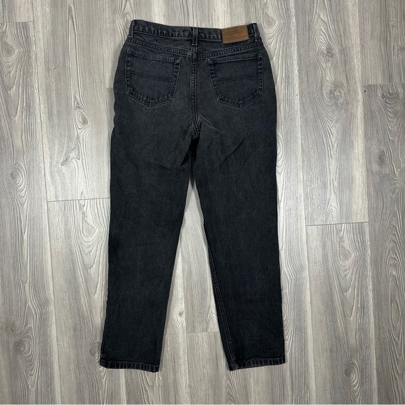 Vintage Tommy Hilfiger Black High Rise Straight Leg Jeans Women Size 8 2001 Y2K - Picture 4 of 6